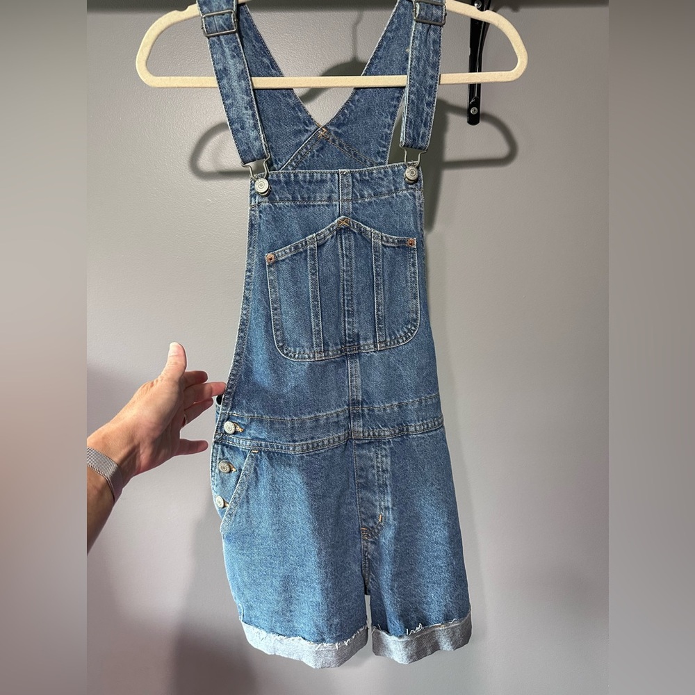 Old Navy Blue Denim Romper